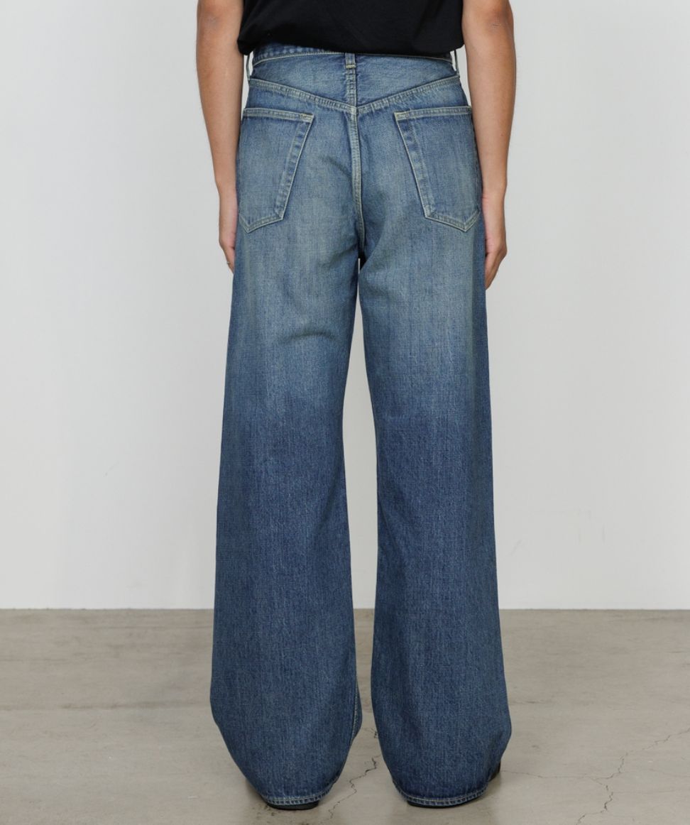 marka マーカ 26SS CLEAN CYLINDER FIT JEANS(M26A10PT12C)INDIGO V.W☆新作発売！