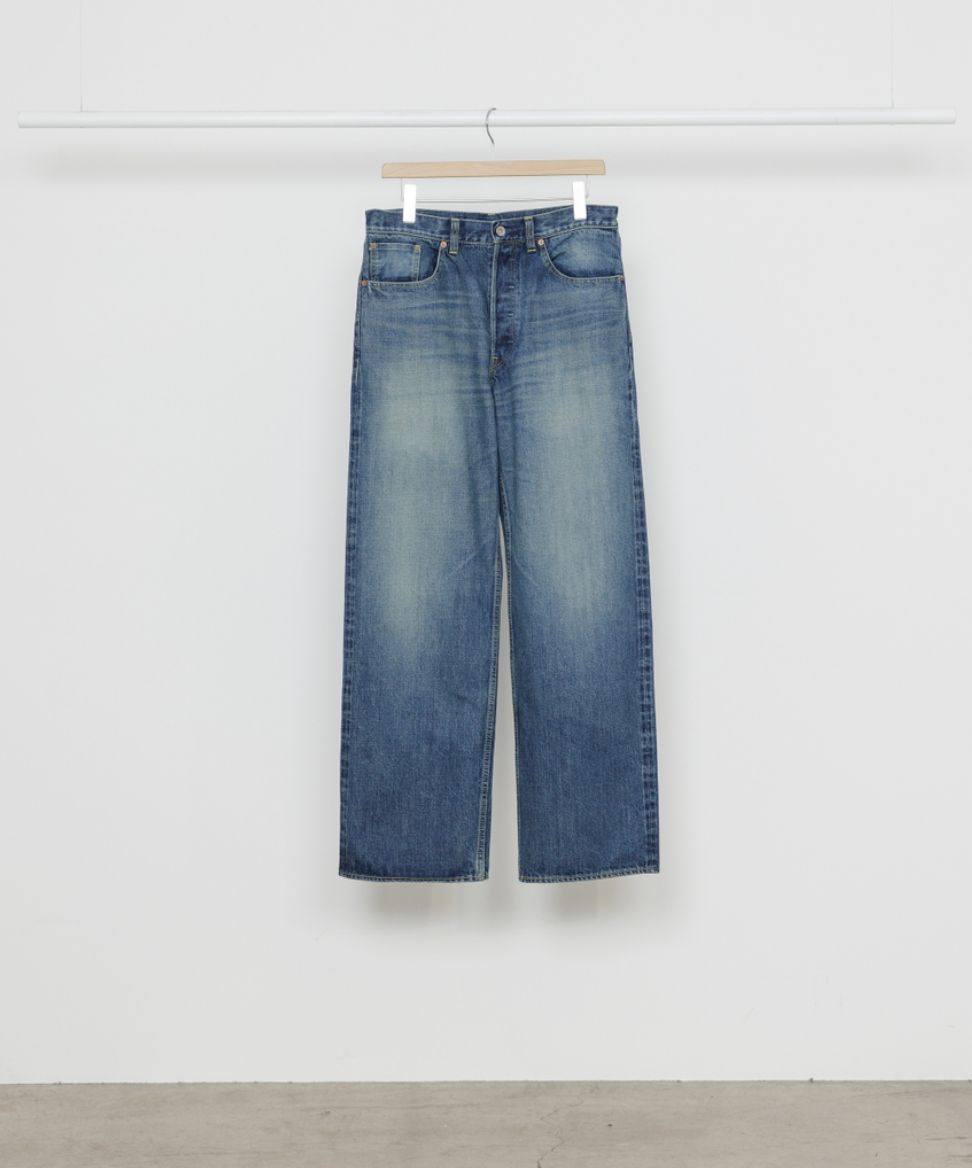 marka マーカ 26SS CLEAN CYLINDER FIT JEANS(M26A10PT12C)INDIGO V.W☆新作発売！