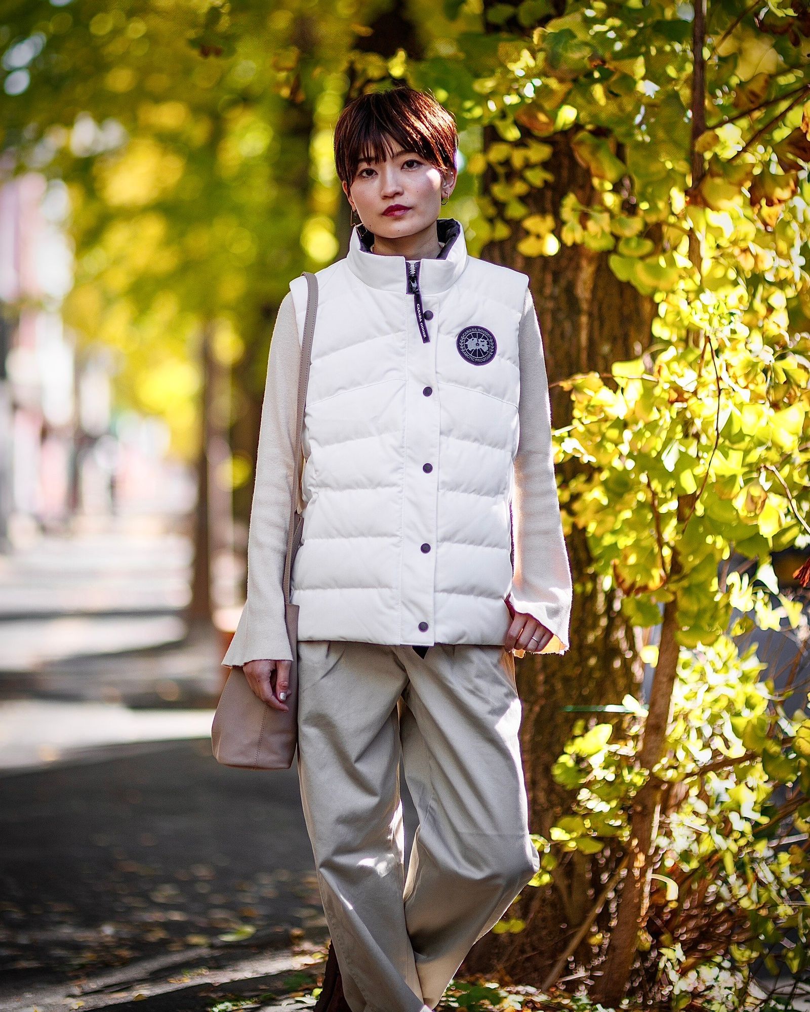 CANADA GOOSE 24FW レディース新作Freestyle Vest Black Label style.2024.12.2
