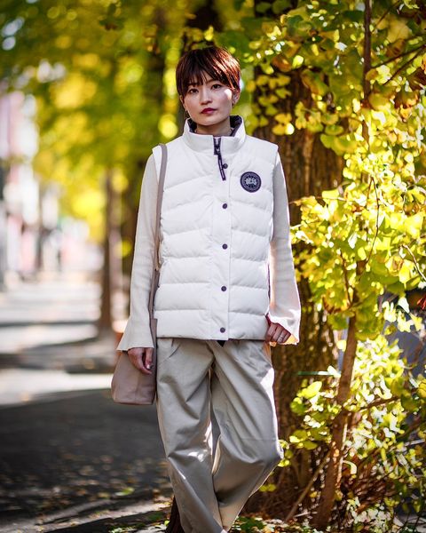 CANADA GOOSE 24FW レディース新作Freestyle Vest Black Label style.2024.12.2