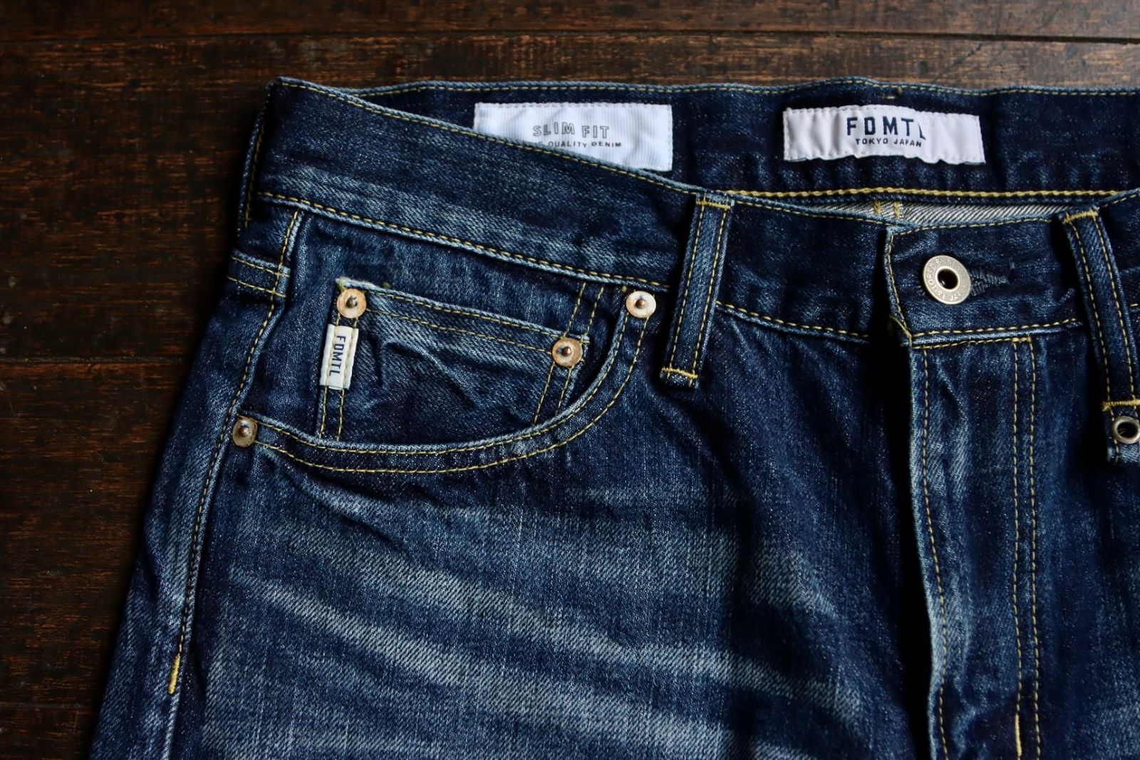 ファンダメンタルデニムSLIM FIT DENIM CS114(FA24MT114)INDIGO