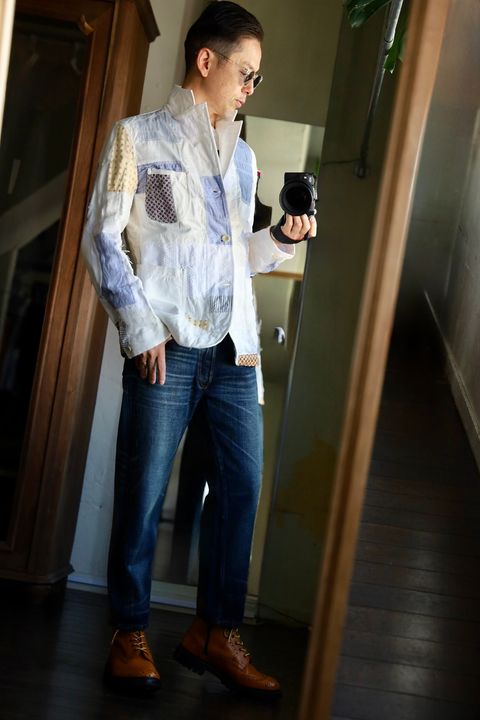 JUNYA WATANABE MAN ダブルウエストLevi's Wネームデニムスタイル.2025.4.12.