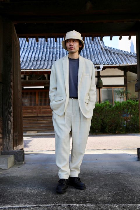 Dulcamaraリフレクターツイードセットアップ"off White"Style.2020.10.27.