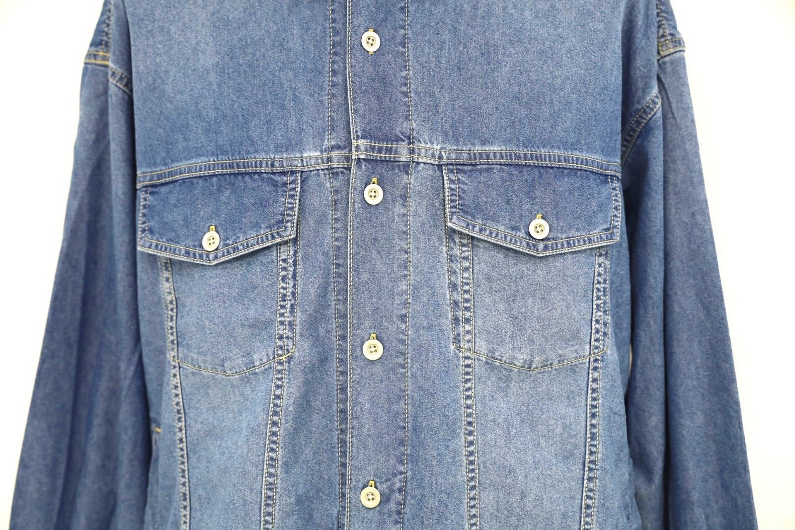 フレッシュサービス 26AW N/C TECH DENIM TRUCKER SHIRT(FSC263-50043)LIGHT WASH☆9月5日(土)新作発売！