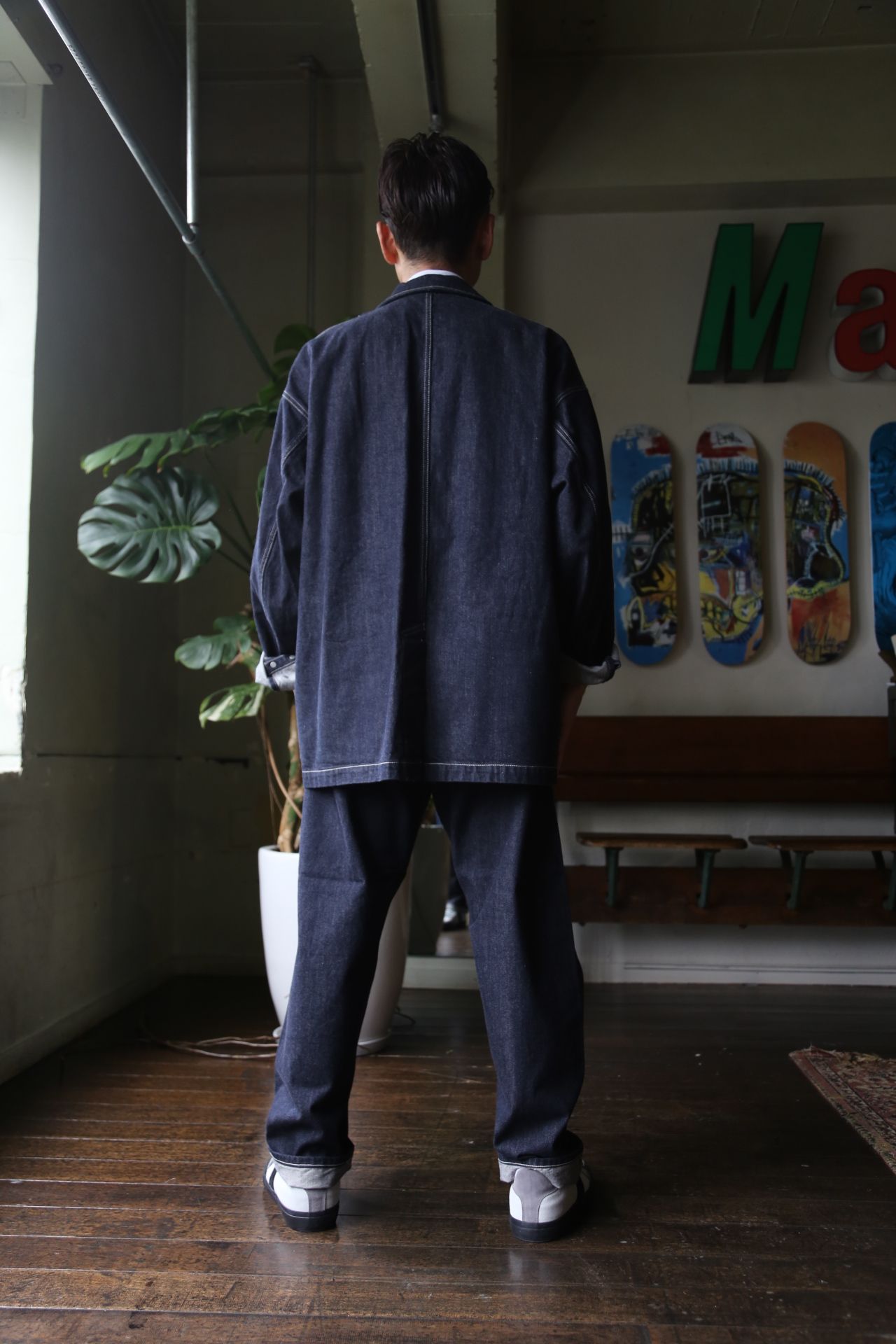 Graphpaper×CIOTA Suvincotton Denim Pants-