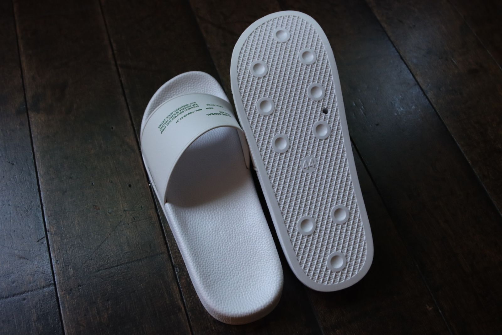 フレッシュサービスサンダルSLIDE SANDAL(WHITE×GREEN)☆8月2日(土)再入荷！
