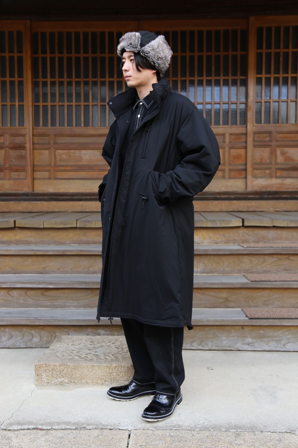 Yohji Yamamoto 2020AW 新作I-左胸片玉P付モッズコート style.2020.12