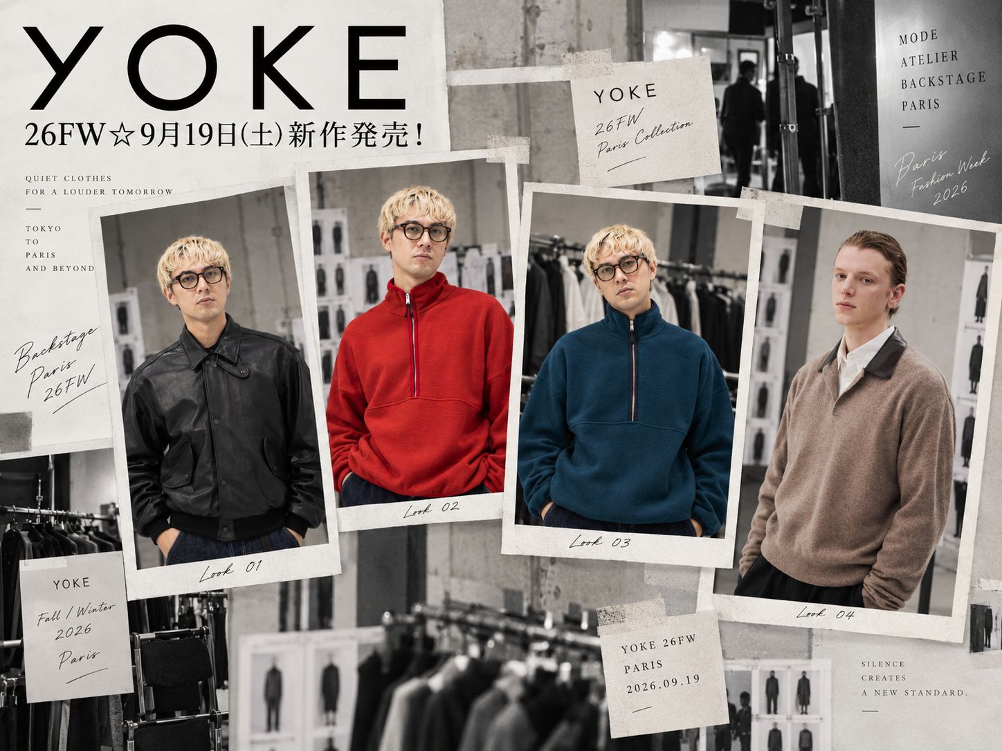 YOKE 26FW☆9月19日(土)11:00新作発売！