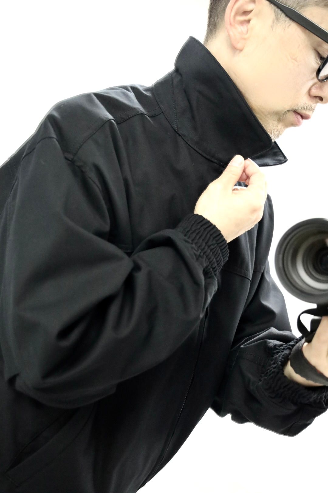 コムデギャルソンオム26SS ヨークブルゾン(HQ-J007-051)BLACK