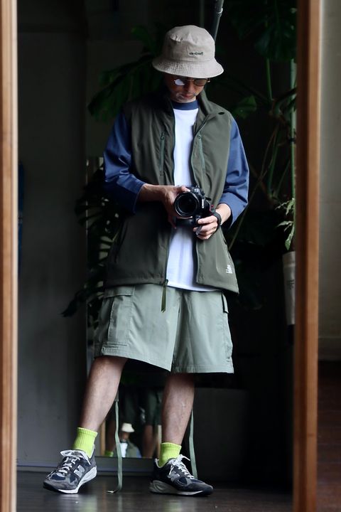 FreshService MICRO TYPEWRITER CARGO SHORTSスタイル