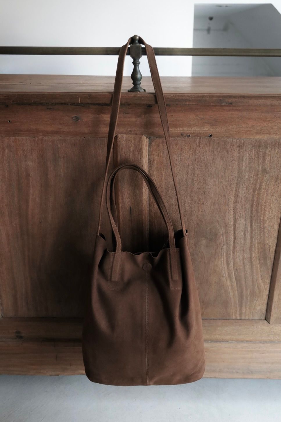 Morphee / モルフェトートバッグ 3WAY MIDIUM TOTE(SHORT)SUEDE [COFFEE BROWN]☆新作発売！