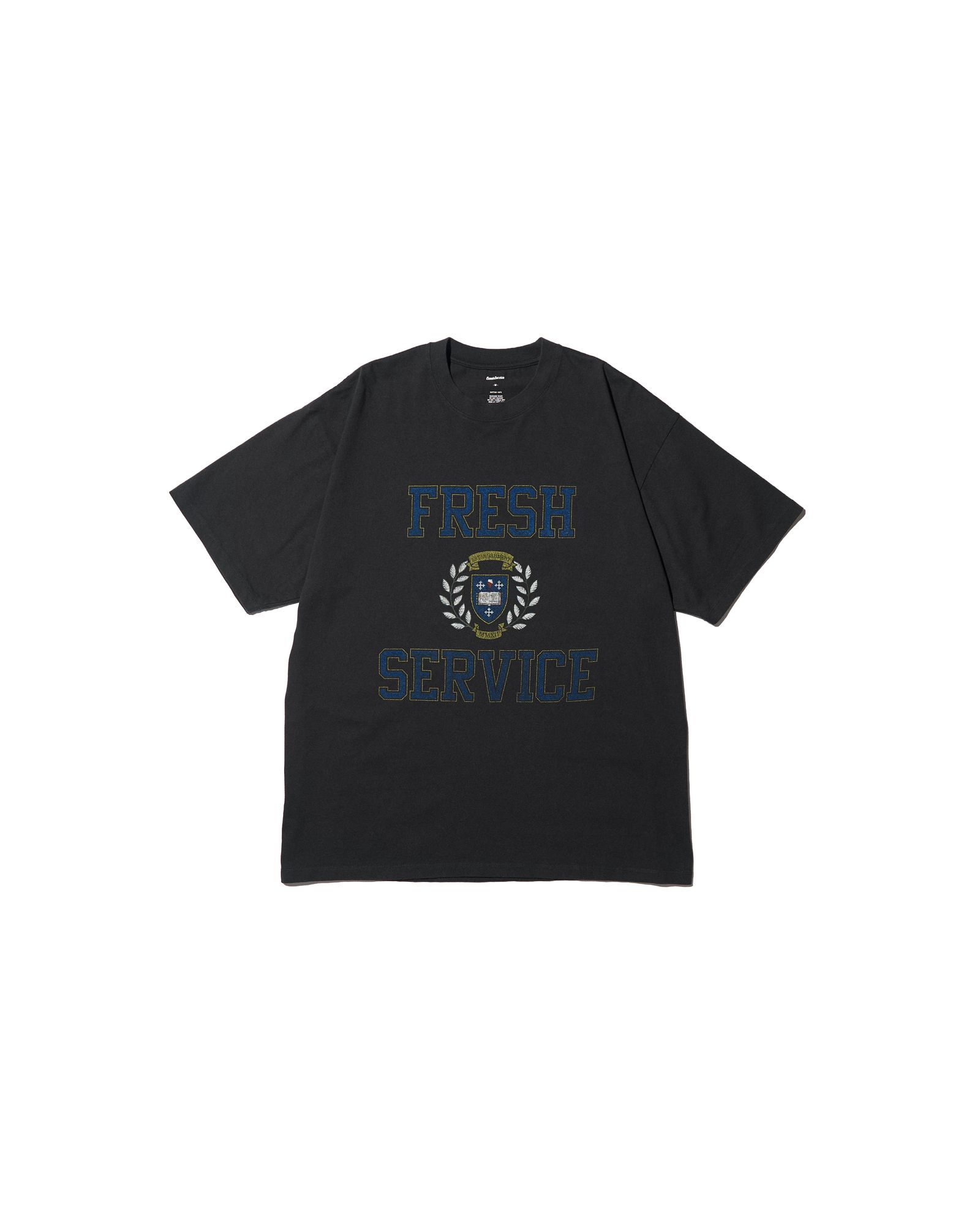 フレッシュサービス CORPORATE PRINTED S/S TEE "COLLEGE"(FSC253-70013)BLACK★8月16日(土)発売！