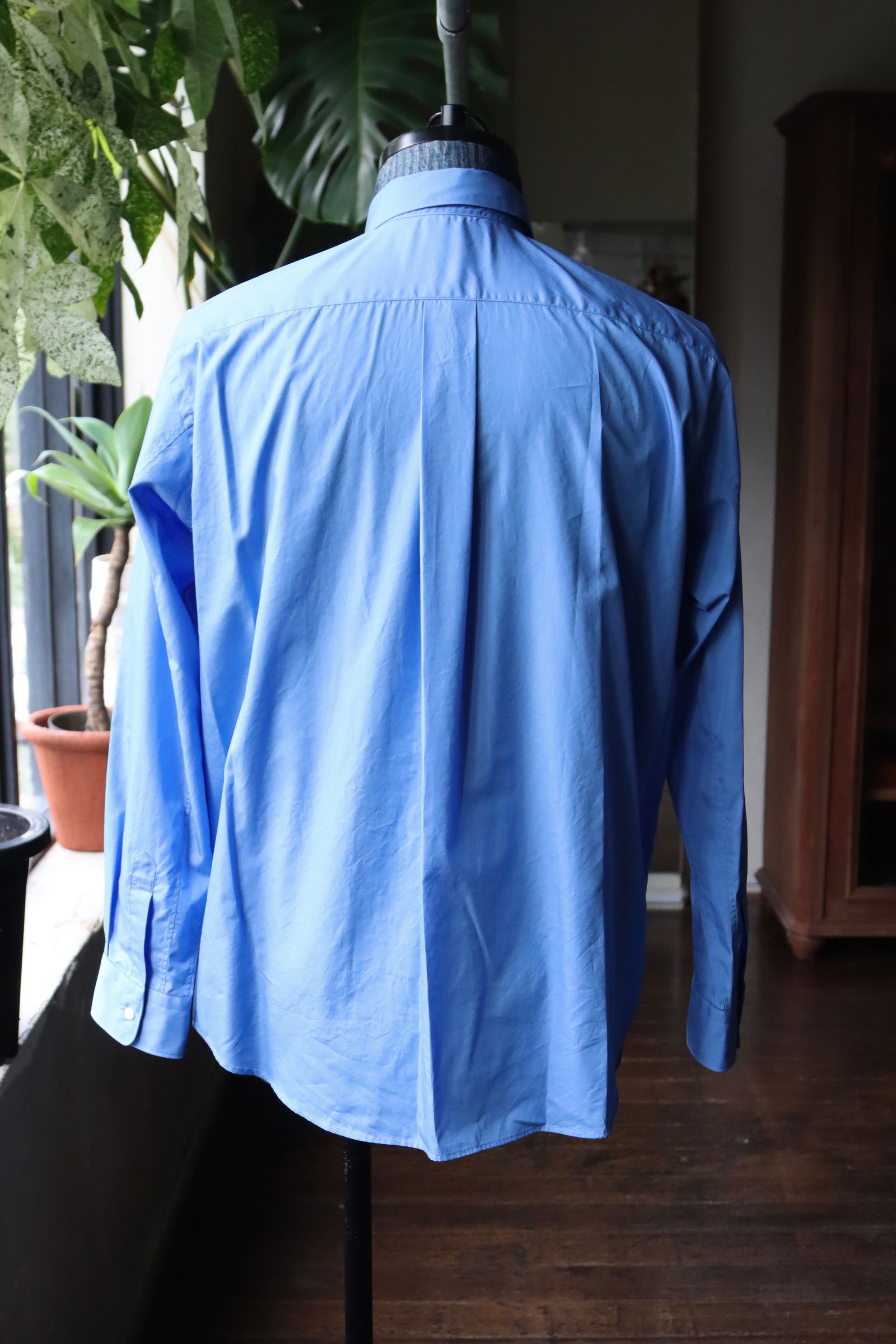 グラフペーパーシャツ Broad Regular Collar Shirt (GM251-50005B)BLUE☆7月19日(土)発売！