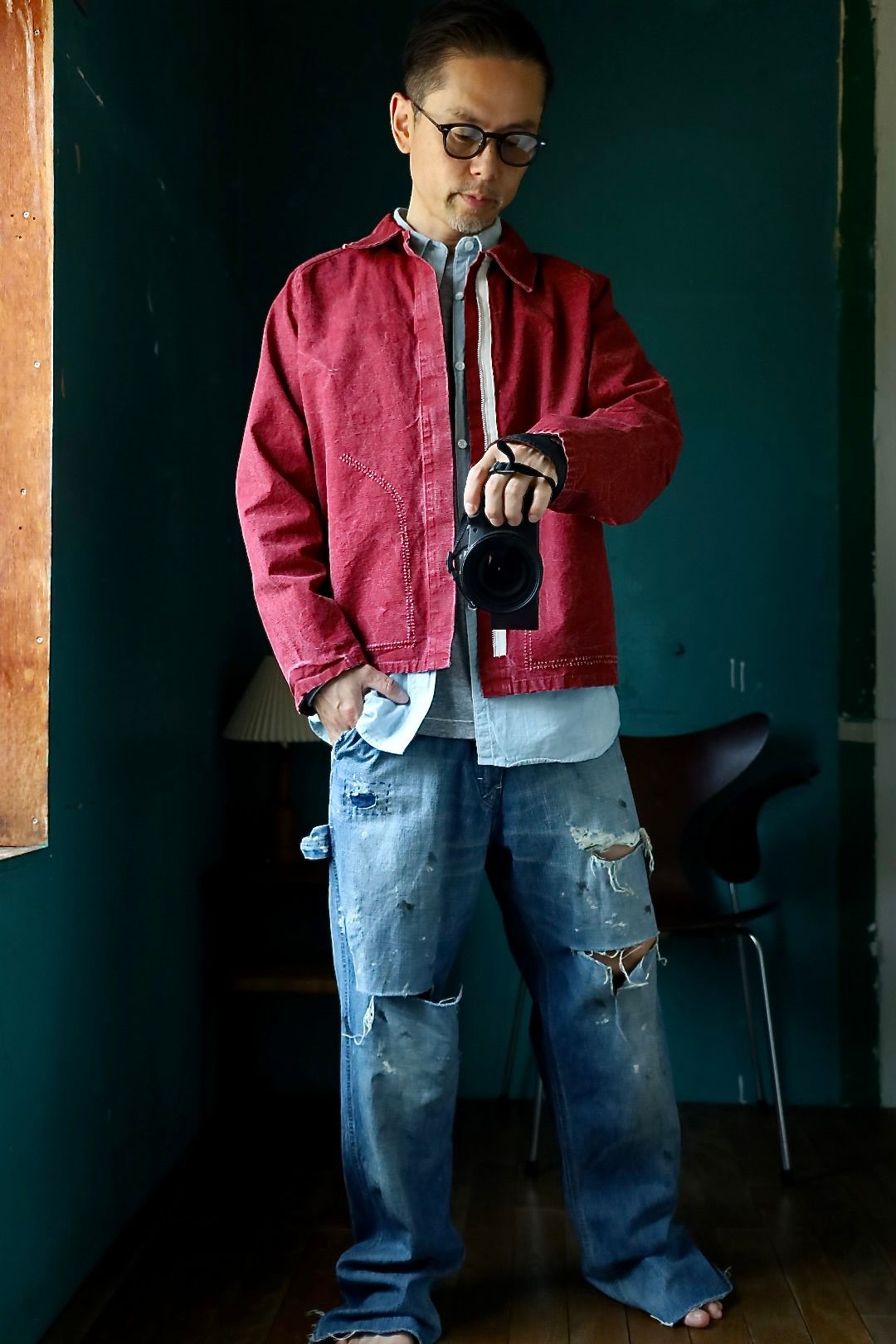 A.PRESSE 2025 STYLE2 Vintage Hunting Jacket