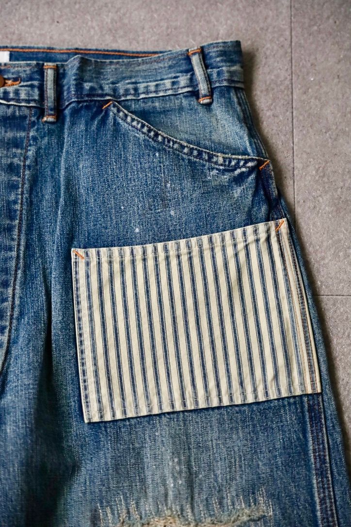 BOW WOW 25FWバウワウ LAPD PRISONER DENIM PANTS AGED(BW252-LPDPA)AGED INDIGO★8月30日(土)11:00発売！