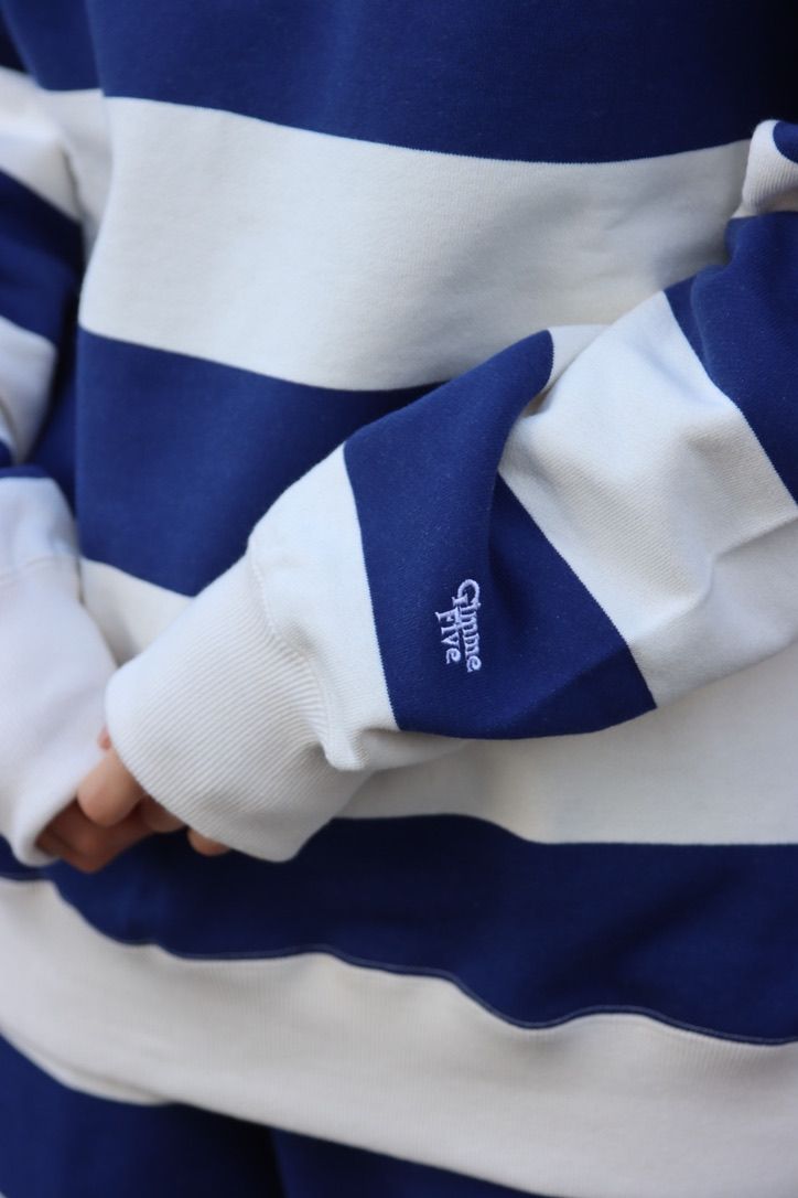 UNIVERSAL PRODUCTS 新作GIMME FIVE HALF ZIP BORDER SWEAT.2023.1.24