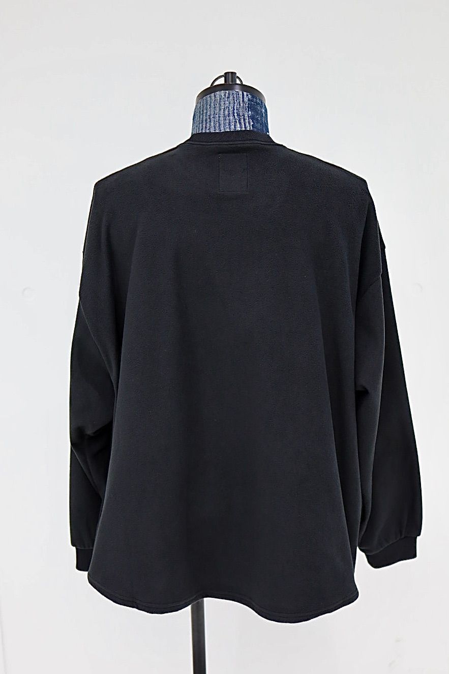 S.F.C 25FW SPOT エスエフシー FLEECE SUPER BIG LS ROUND TEE(SFCFW25CS01SP)Black☆12月20日(土)発売！