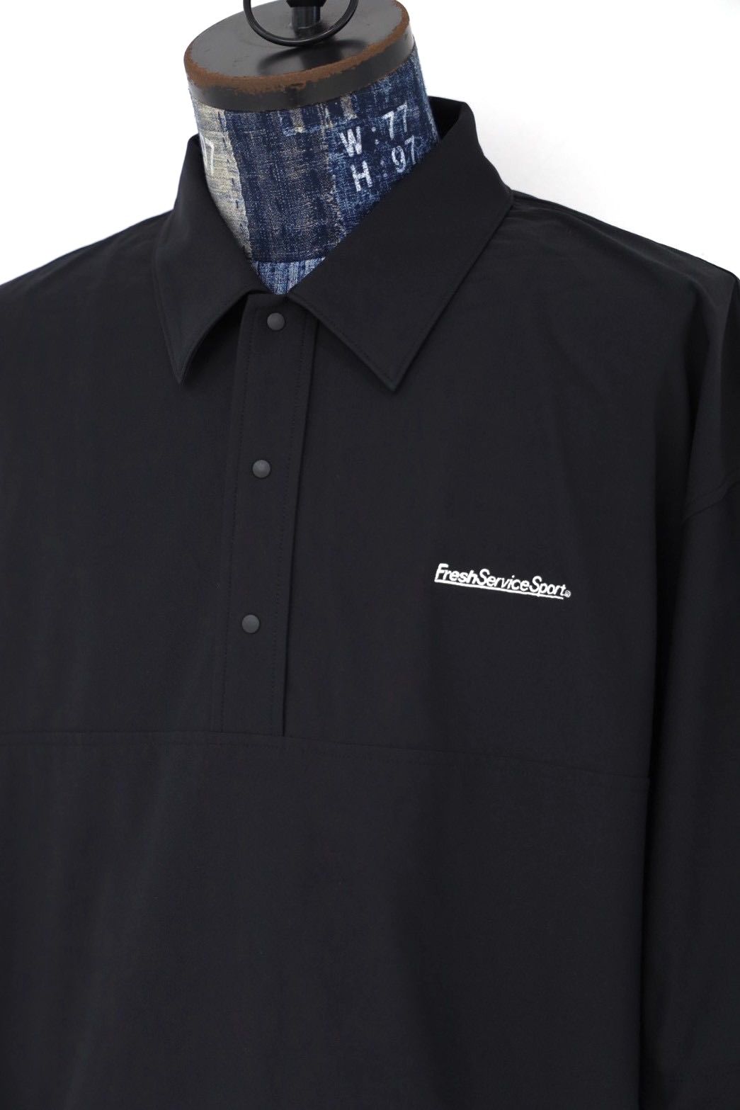 フレッシュサービス  ACTIVE DRY MESH POLO(FSC263-70164)BLACK