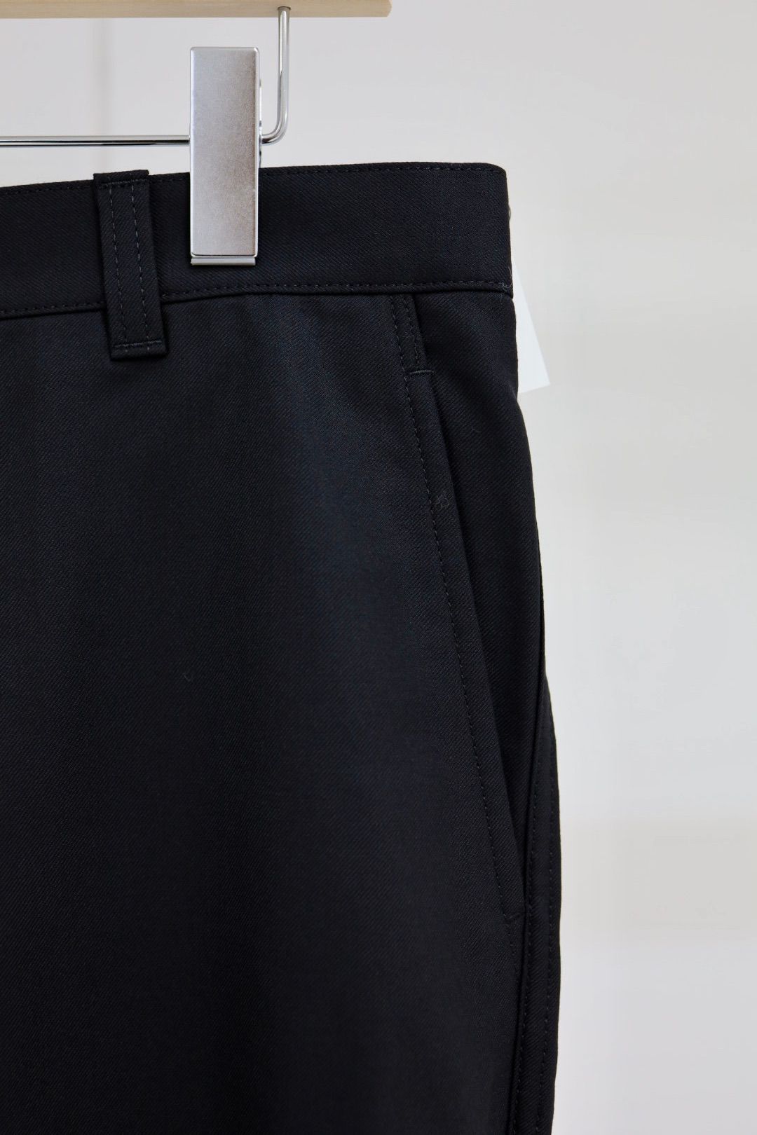 コムデギャルソンオム ウールギャバテーパードパンツ(HP-P101-051)BLACK