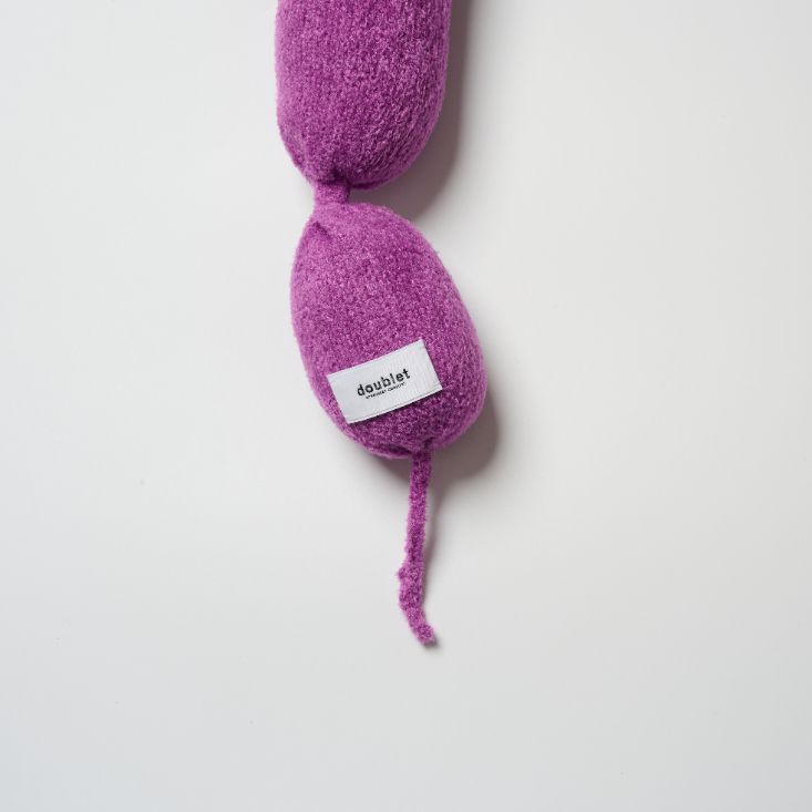 doublet ダブレット26AW BALLOON DOG KNIT SCARF (26AW59KN236)PURPLE☆7月11日(土)発売！