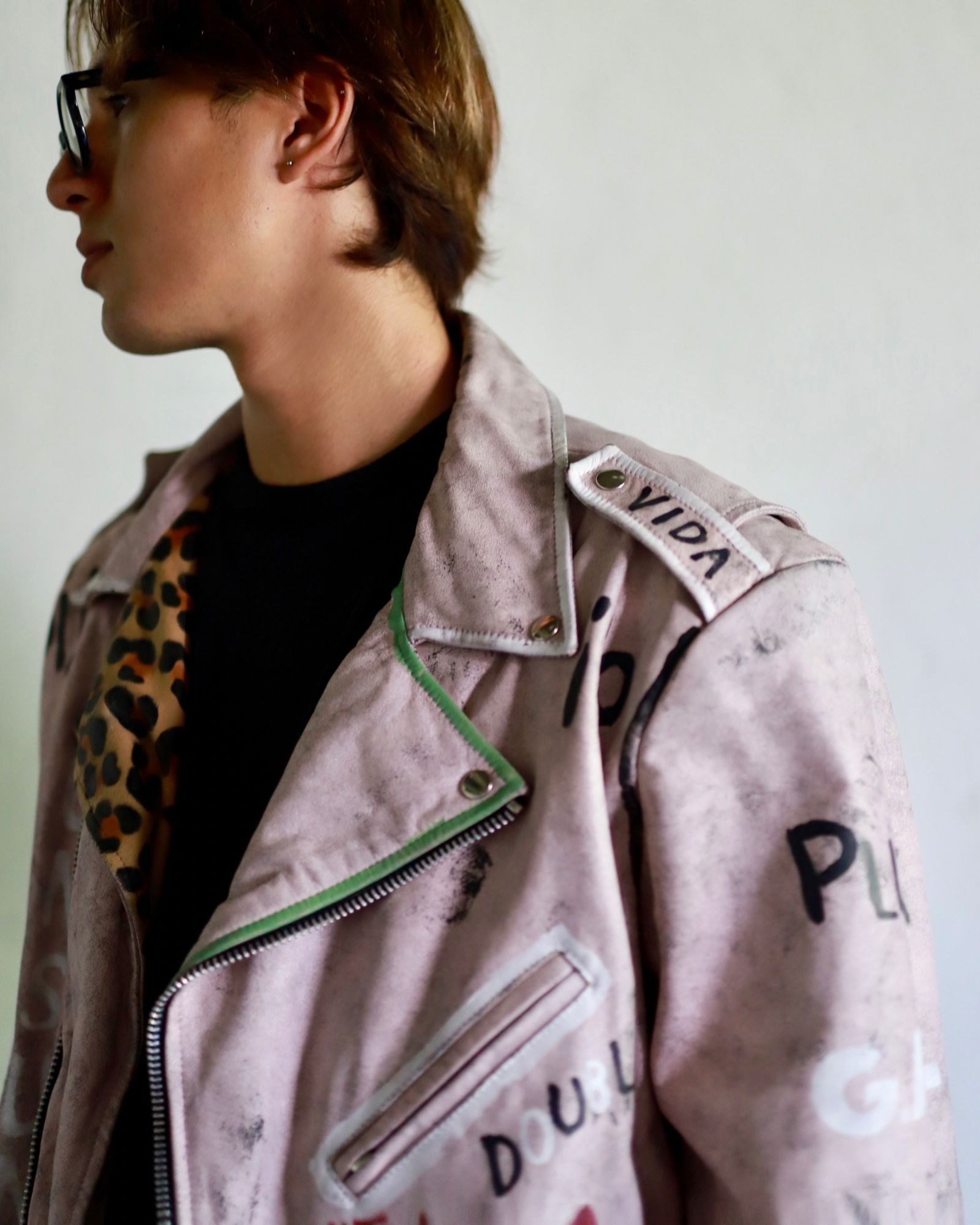 doublet BONDING PAINTED RIDERS JACKET S - dzhistory.com