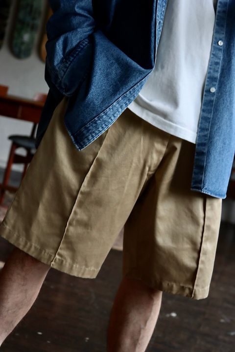 A.PRESSE 22SS US ARMY Chino Shorts style.2022.4.16.