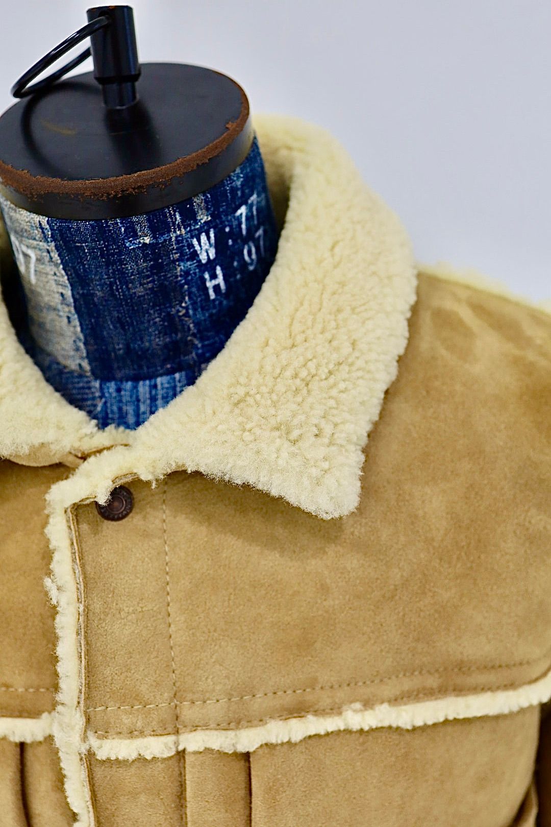 セントマイケル25AWベルベルジンコラボ BB_MOUTON JACKET (SM-HR1-0000-C59)BEIGE☆12月13日(土)新作発売！