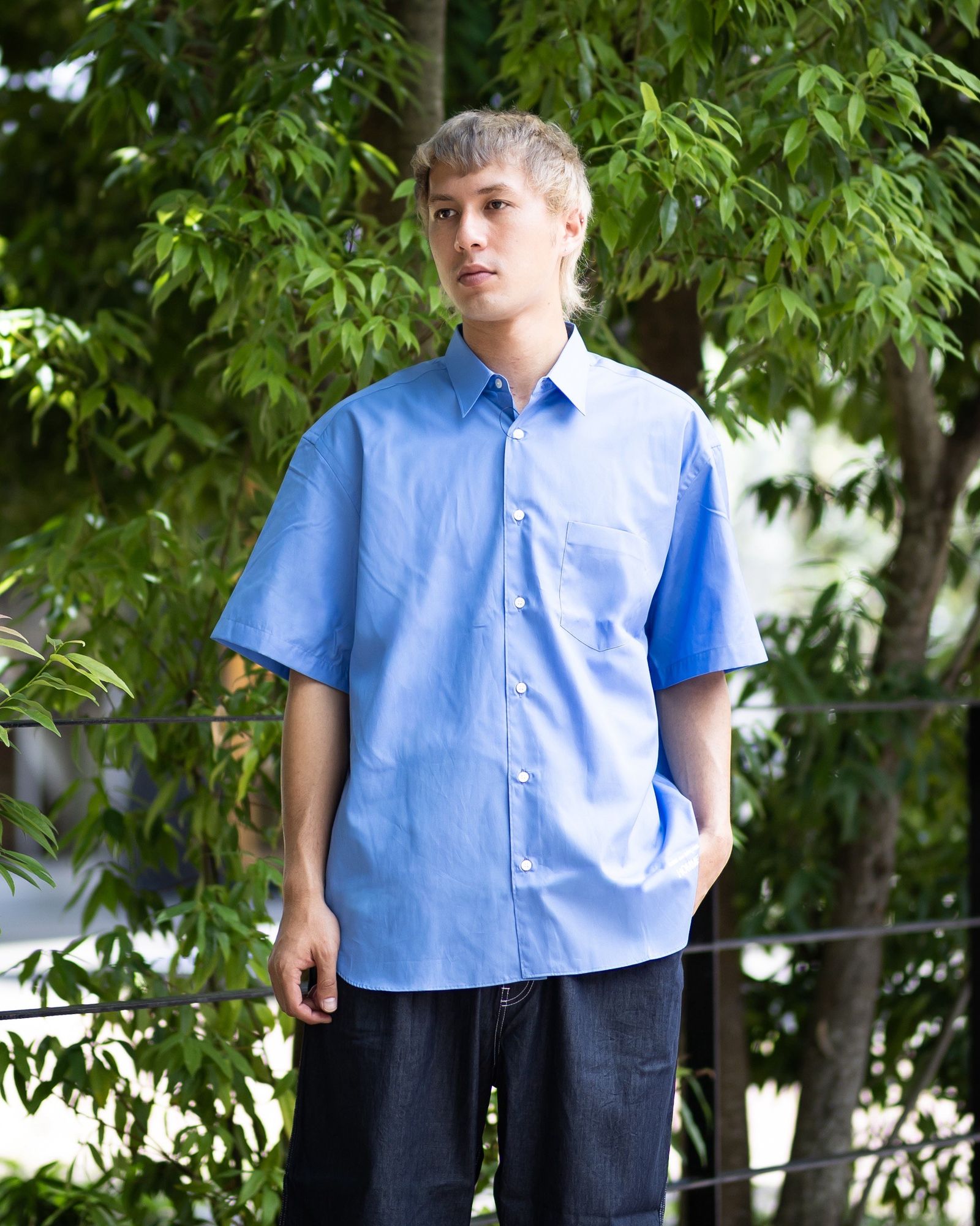 COMME des GARCONS 綿ブロードS/Sシャツ PICK UP STYLE