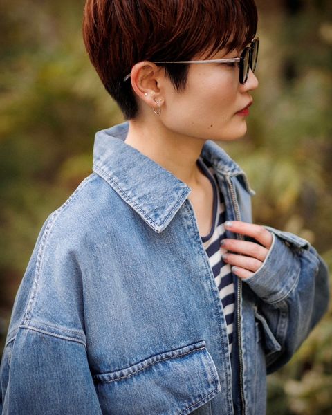 グラフペーパー 25SS新作Selvage Denim Zip Jacket style.2025.1.27