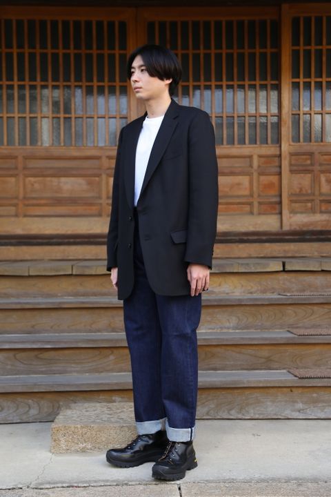 CIOTA 本藍スビンコットン13.5ozストレートデニム"ネイビー" Style.2020.12.23.