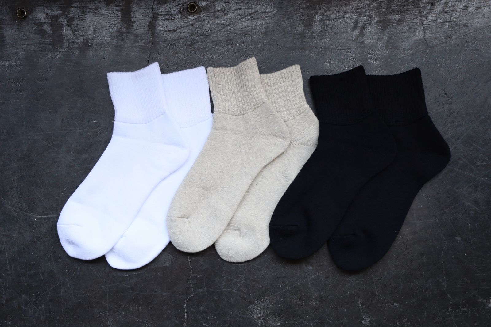 S.F.C 25SS エスエフシー 3P SHORT SOCKS(SFCSS25AC04)Black