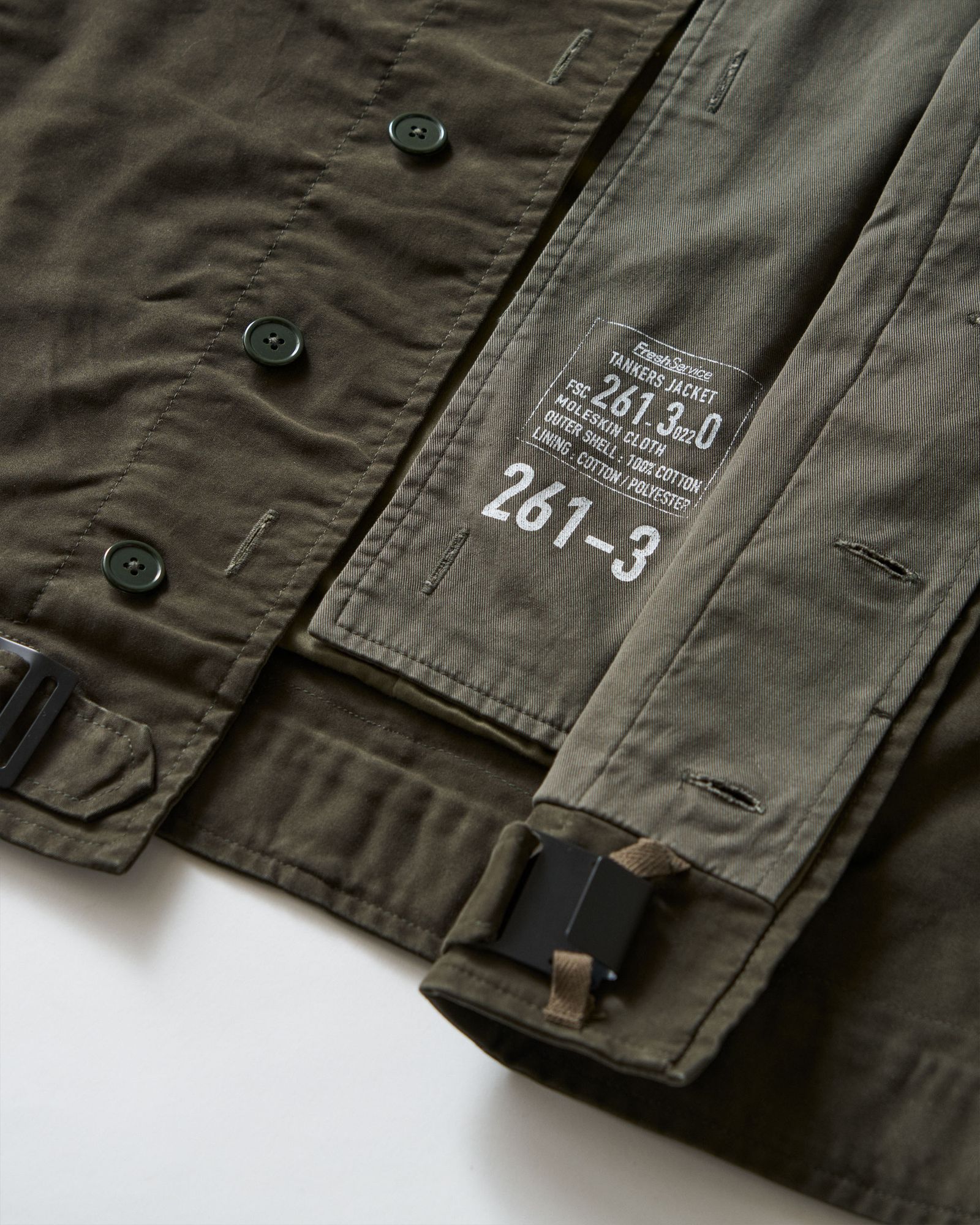 フレッシュサービス MOLESKIN TANKERS JACKET(FSC261-30216)DEEP GREEN★2月21日(土)発売