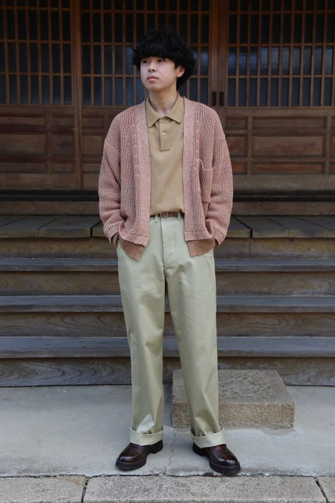 YOKE 5G CONNECTING RIB CARDIGAN(YK21SS0223S) style. 2021.03.24.