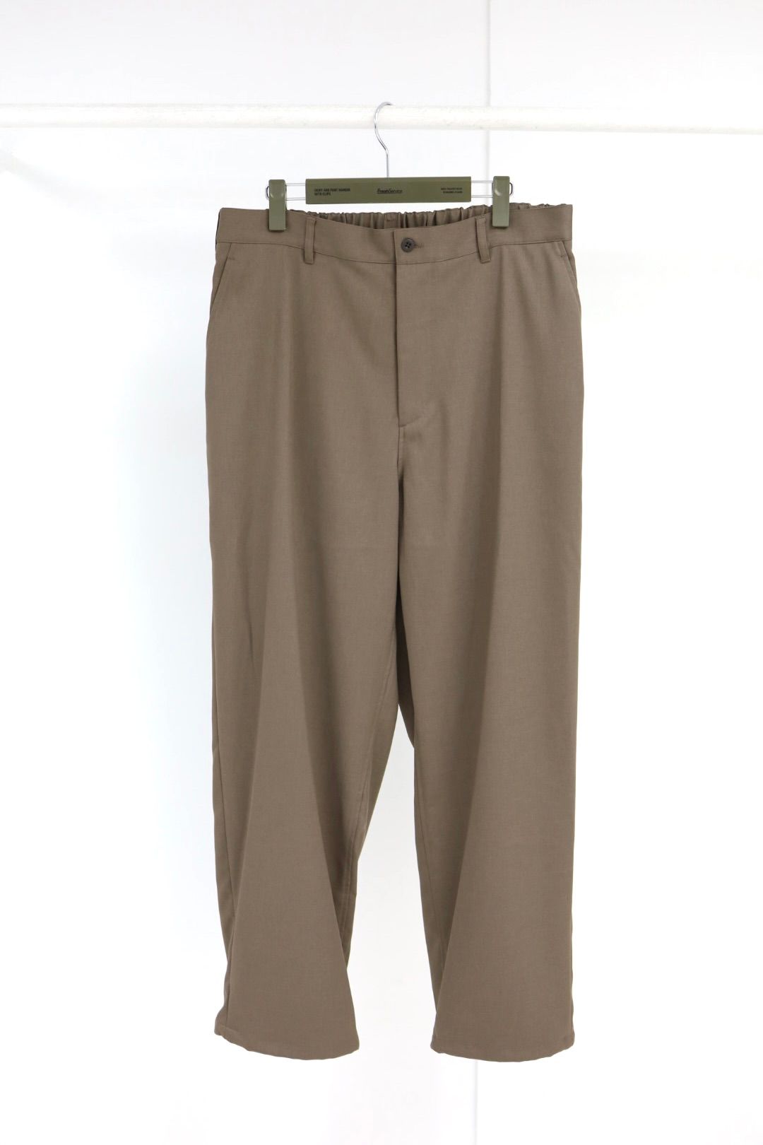 フレッシュサービス WOOLY TWILL TROUSERS(FSC263-40084)BROWN☆9月12日(土)発売！