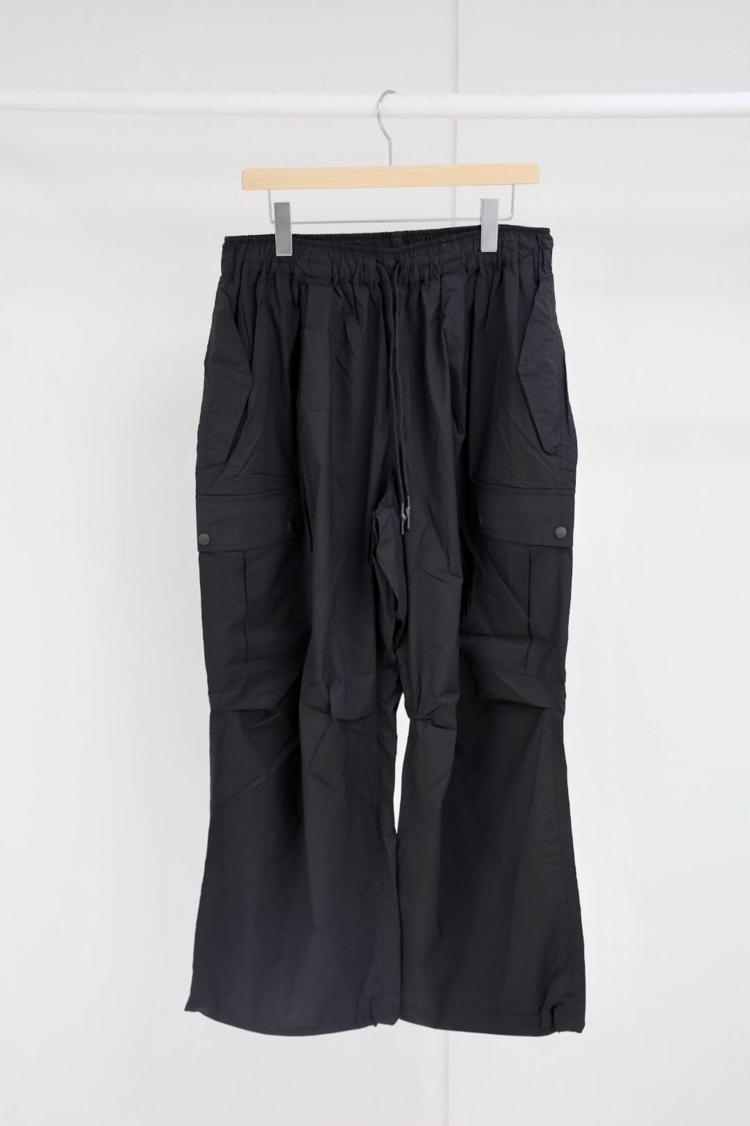 S.F.C 25FW エスエフシー PARACHUTE CARGO PANTS (SFCFW25P05)Black
