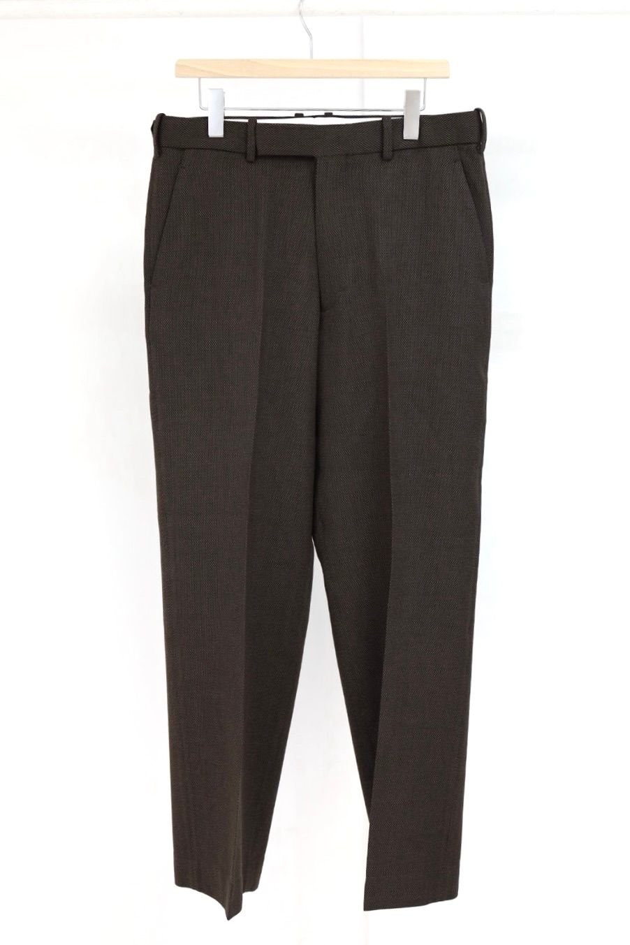 マーカ 26AW REGULAR FIT STRAIGHT TROUSERS(M26C10PT03C) BROWN BIRD’S-EYE☆新作発売！