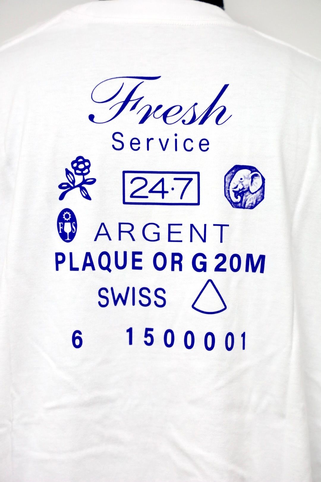 フレッシュサービス CORPORATE PRINTED S/S TEE "TIMEPIECE"(FSC261-70151)WHITE☆4月18日(土)新作発売！