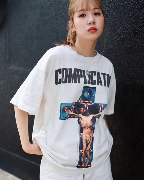 ©SAINT M×××××× 河村康輔コラボレーションTシャツスタイル