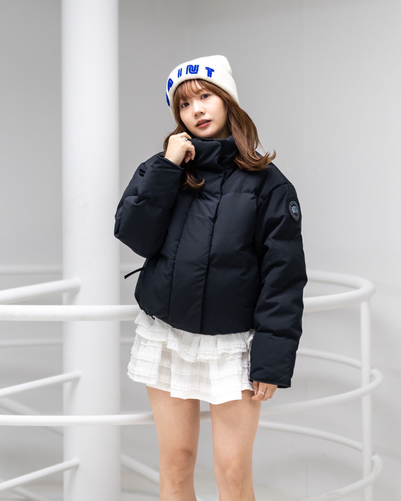 CANADA GOOSE 新作Grandview Cropped Jacket Black Label style.2025.11.7