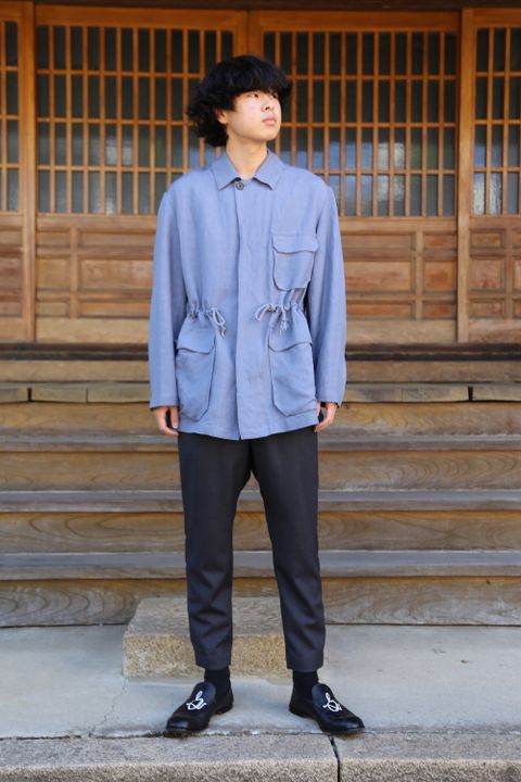 YOKE LOOSE SAFARI JACKET(YK21SS0202J) style. 2021.04.26.