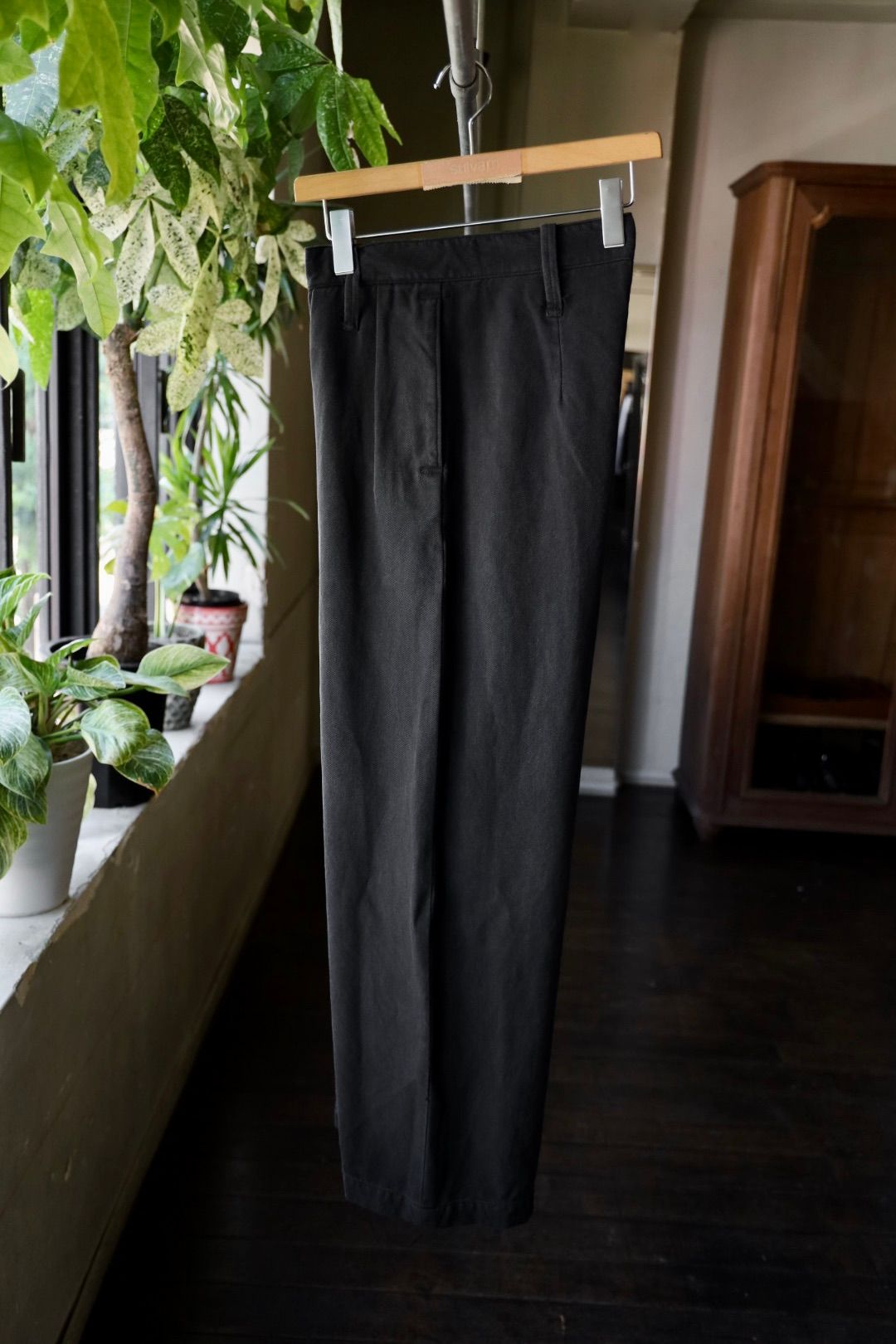 アプレッセ 2025 STYLE2 Silk Cotton WW2 British Army Trousers(25AAP-04-09)BLACK☆7月26日(土)発売！