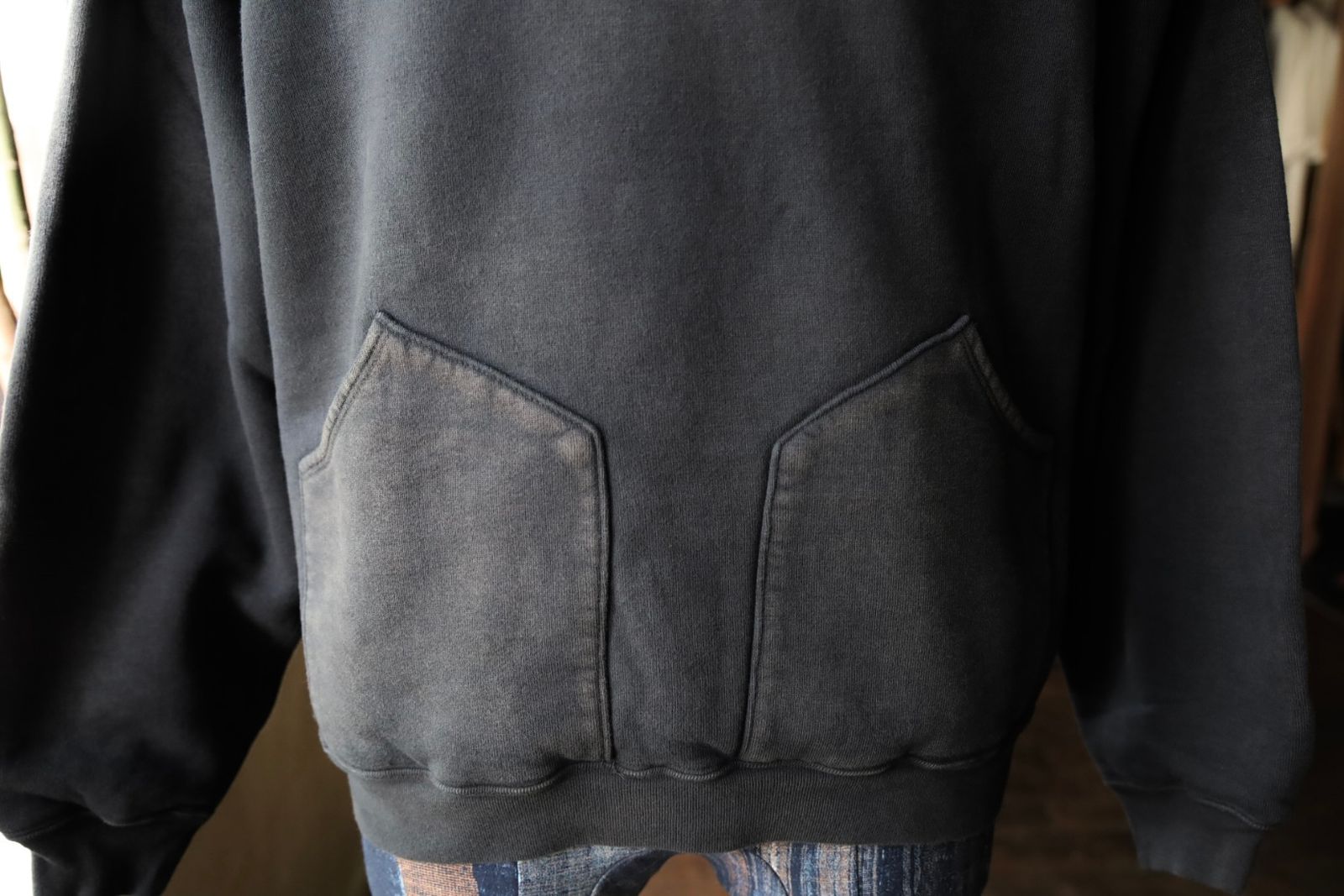 アプレッセ 2025 STYLE2 Vintage Attached Hood Sweat Parka(25AAP-05-10)BLACK☆8月30日(土)発売！