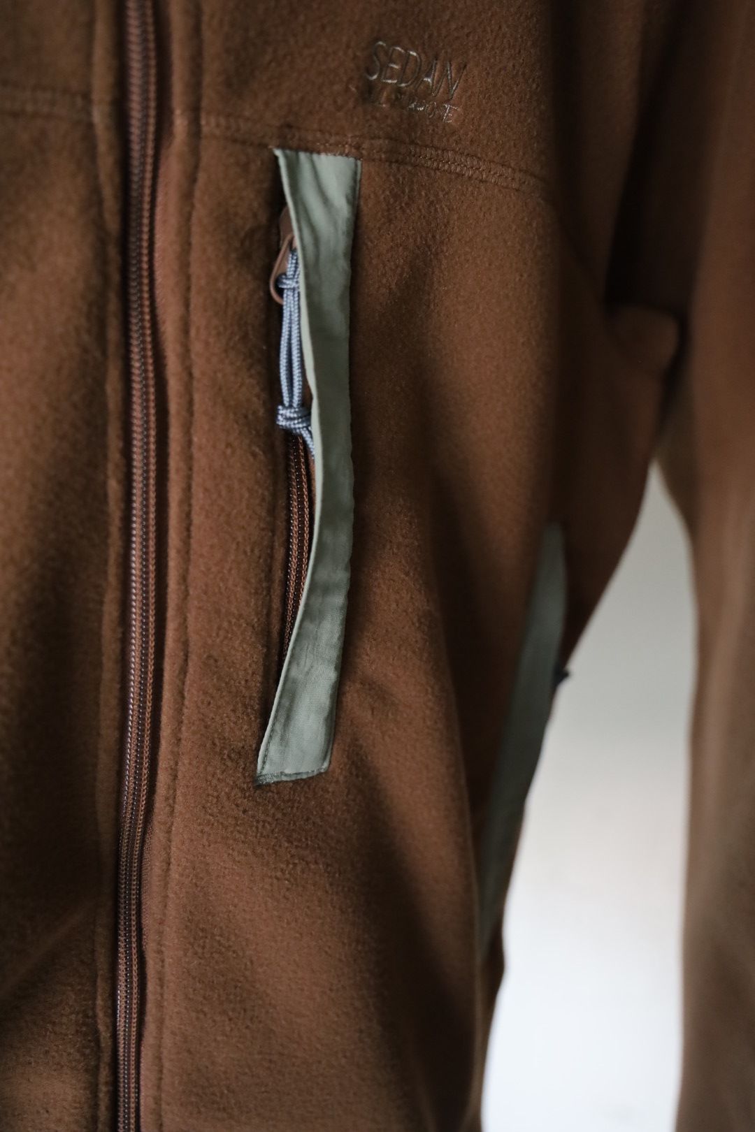 セダンオールパーパス FW25 Fleece Full Zip Jacket(SD25F-CT08)Brown