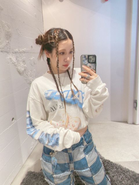 セントマイケル HEART CKIE LS TEE style.2024.8.22