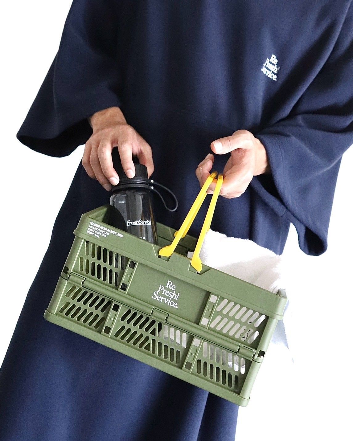 ReFresh!Service. リフレッシュサービス FLEECE SAUNA PONCHOスタイル