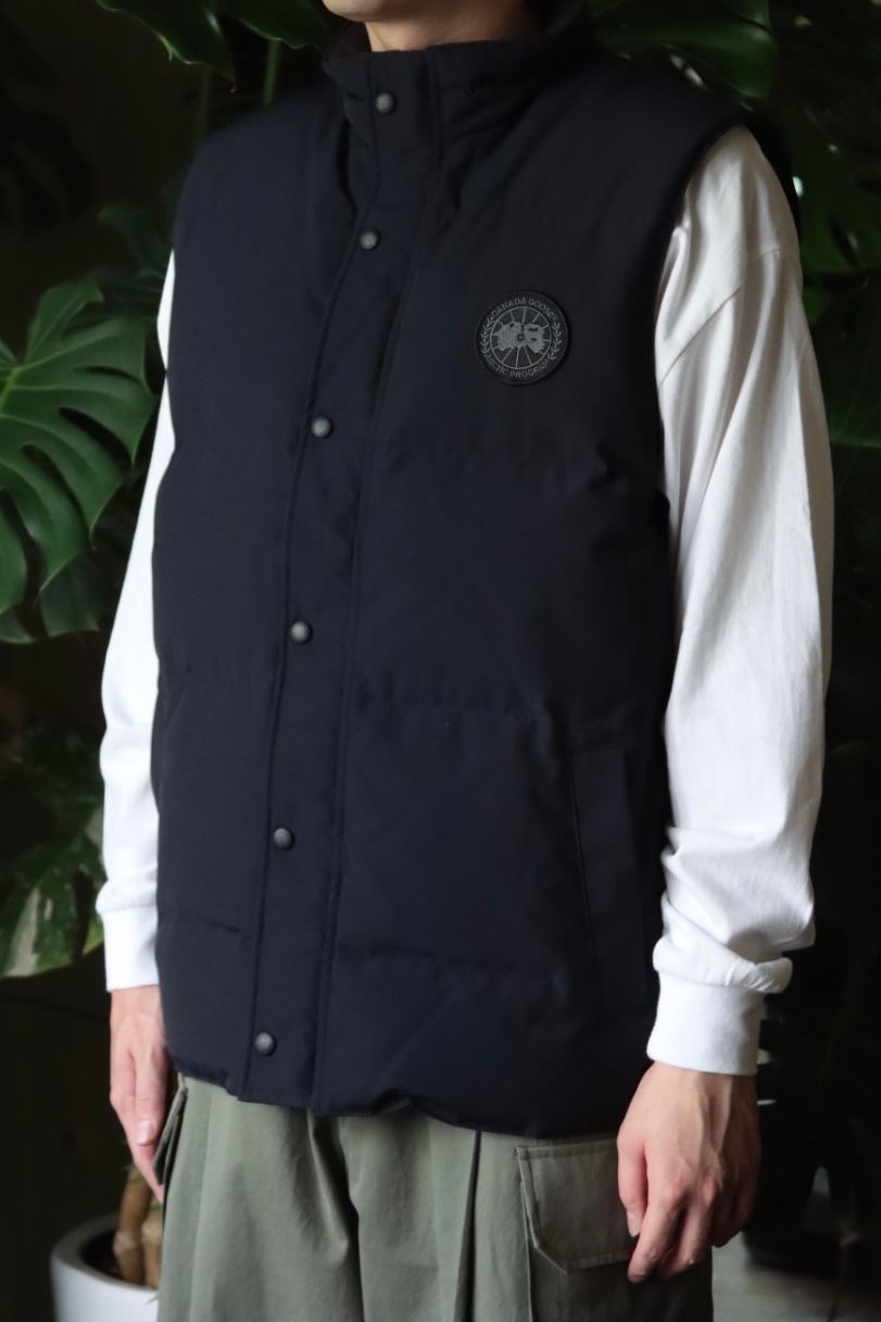 CANADA GOOSE - カナダグース22AW GARSON VEST BLACK LABEL(4151MB)NAVY カナダグース正規取扱店 |  mark