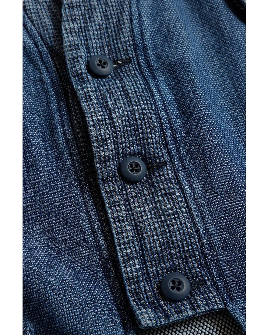 ファンダメンタル デニムシャツHAORI JUNGLE JACKET 3YR WASH(FA25TP44U)INDIGO☆新作発売！
