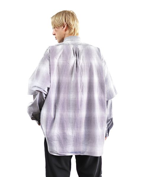 SEDAN ALL-PURPOSE SS24より新作Detachable Shadow Plaid BD Shirt style 2024.3.22
