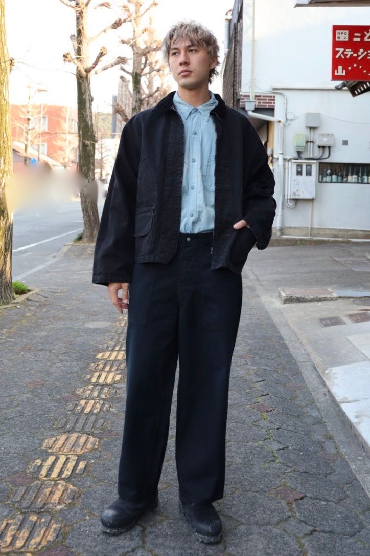 Gurank グランク 26SS カーディガン CH Logger jacket (2612H)BLACK★新作発売！