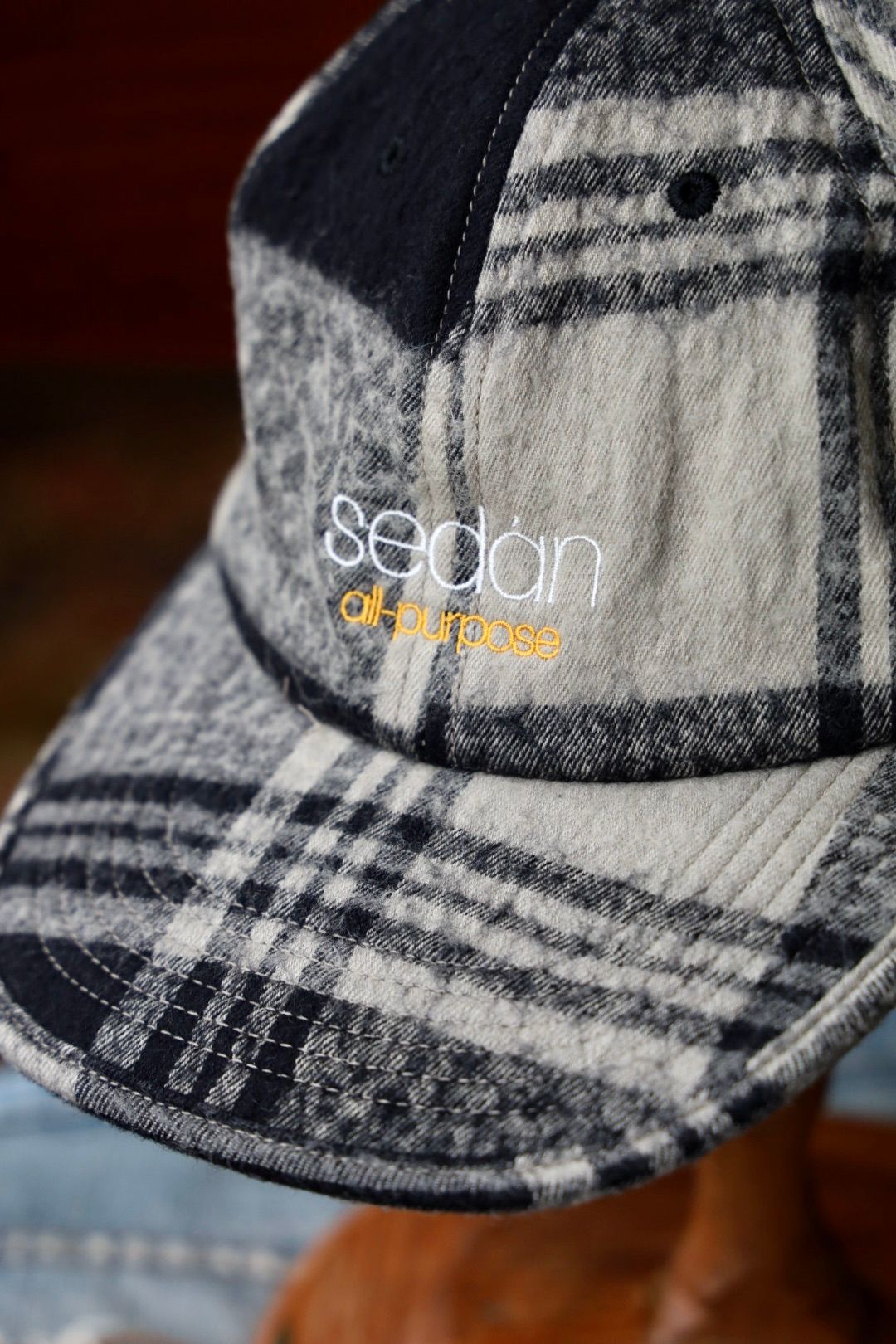 セダンオールパーパス FW25 Classic Logo C/W Plaid Cap(SD25F-CP04)Khaki☆10月4日(土)発売！